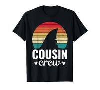 Reunión familiar vintage con aleta de tiburón, Cousin Crew, a juego en verano Camiseta