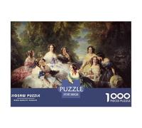 Reunión Mujeres Era Victoriana Puzzle de 1000 Piezas Papel Puzzle para Adultos Vestidos Clásicos Puzzle para Toda la Familia Relajante Regalo 38x26cm/1000pcs