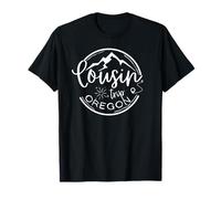 Reunión OREGON Camping Cousin Crew Trip 2025 Montaña Camiseta