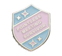 Reunión sin sentido Sobreviviente Esmalte Pines Personalizados Dibujos Animados Escudo Broches Insignias de solapa, Normal, Metal no precioso