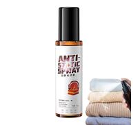 Reusable Anti Static Spray, 100ml Instant Fabric Refresher, Static Remover for Clothes, Static Electricity Remover, Anti Static Eliminator Reduce Static Cling for Clothes