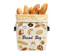 Reusable Beeswax Bread Bag - 12x16 Canvas Loaf Freshness Keeping Pouch
