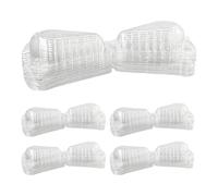 Reusable Blueberry Cover Protector Set, 50 piezas Clear Strawberry Protector Animal Barrier PP 9.6 x 2.2 x 7.7 cm, para Orchard Defense, Planta Safety, Daily Garden Use