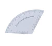Reusable Brow Ruler Tool - Eyebrow Shape Measuring Positioning Accessory, Precision Makeup Design Helper | For Travel Home Vacation Business Trip Beauty Salon Styling Use Brow Measure, Eyebrow Guide