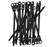 Reusable Cable Tie, Screw Mount Zip Strap, Multifunctional Wire Organizer, Adjustable Cord Fastening Clip, Durable Nylon Management Tool for Home Studio Workshop Use 0,4 x 15 cm