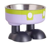 Reusable Cat Food Bowls, Sturdy Large Foot Tilted Raised Cat Bowl, Anti-Slip Elevated Cat Dog Food Bowls, Creative Cat Feeding Bowls for Food and Water, Indoor Cats
