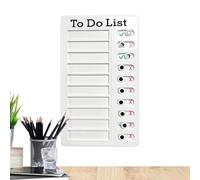 Reusable Chore Chart Sliding Board System, Task Checklist Planning Tool, for Home School Office Use, Board Build Material, Daily Task Organization Planner System Kids Adults Use
