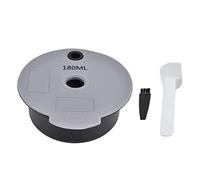 Reusable Coffee Capsules for TYPE CTPM12 | Refillable Pods with Stainless Steel Mesh & Silicone Cover | Environmentally Conscious Coffee Capsule Cup for Machines/Home/Office (180ml)