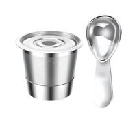 Reusable Coffee Filters - Stainless Steel Pods | Coffee Pod Strainer Cup With 30ml Measuring Spoon - Ideal For Home Baristas, Office, Kitchen, Camping, Tailgate Parties & Apartment Use