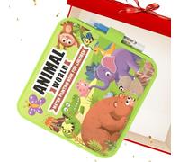 Reusable Coloring Book, Cute Kids Painting, 8.66 X Inches Cartoon Book with Water Pen, Portable Painting Tools with Fun, Craft Activity Set with Creativity, Travel Toy for Preschool