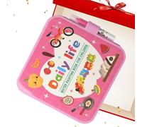 Reusable Coloring Book, Cute Kids Painting, 8.66 X Inches Cartoon Book with Water Pen, Portable Painting Tools with Fun, Craft Activity Set with Creativity, Travel Toy for Preschool