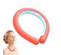 Reusable Cooling Neck Wrap for Hot Weather, Wearable Ice Gel Tube for Summer Heat Reliefs, Cold Compress for Sports, Gym, Running, Hiking, Cycling, Outdoors, 5.47x6.69 Inches