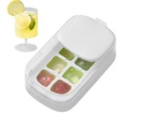 Reusable Cube Tray, Beverage Ice Creator Set, Stackable with Leak Proof Cover, Freezer Accessory Tool for Coffee Juice Use, Ice Maker with Style, Kitchen Essential for Apartment