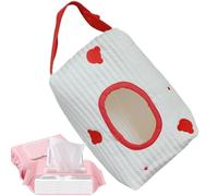 Reusable Design Wipes Pouch, Baby Wipes Storage Bag, Portable Wipe Container, Decorative Wet Wipe Pouches 20x12x8cm for Babies Cleaning Needs, Indoor, Outdoor, Travel, Khaki, Red, Black Color