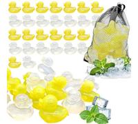 Reusable Drinking Cold Cube Whiskey Stones 100 Pieces Duck Shape | Ice Stone for Party Bar BBQ Restaurant Cafe Home Kitchen Picnic Camping Backyard