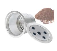 Reusable Espresso Pods, Stainless Steel Coffee Pods, Metal Espresso Pods, Coffee Accessories for Home, 5 Hole Coffee Pods, Reusable Coffee Pods, Espresso Pods for Nespresso,