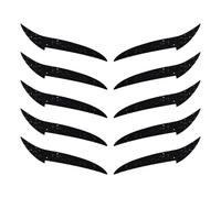 Reusable Eyeliner Stickers, 10-Piece Waterproof Adhesive Eyeshadow and Liner Strips, Quick-Applied Makeup Patches for Dance, Stage Performance, Travel, and Party Looks