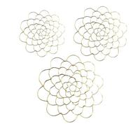 Reusable Floral Grid - 3 piezas Portable Iron Stem Holder | Artificial Plant Organizer Flower Arranging Tool for Vase, Metal Mesh Frog Fixed Support Lid Accessory, Professional Florist Equipment Set