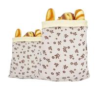 Reusable Food Pouch, Eco Friendly Bread Container, Washable Linen Grocery Bags, Multipurpose Fabric Bakery Organizer, Sustainable Storage Bag For Businesses Home Dormitory Hotel Rental Kitchen