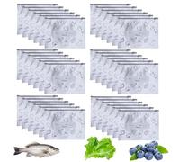 Reusable Freezer Bags - Slider Food Storage Snack Bags | 30 Pieces Containers Kitchen Supplies Aluminum Foil for Meals Sandwich Meat Bread | Food Bag | Reusable Storage Bâgs Slider Pockets