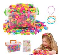 Reusable Fun: Encourage your child's creativity with Jewelry Pop Beads. T