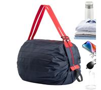 Reusable Grocery Bags, Shopping Tote, Waterproof Carrier, Foldable Storage Solution, Lightweight Fabric Handle, for Market Clothes Gear Food Family Daily Work Sports Camping Needs