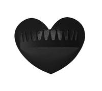 Reusable Hair Collector - Shower Catcher for Bathroom Sink | Silicone Build with Heart Shape Style, Suction Cup Attachment, Cute Trap Tool, Indoor Home Hotel Salon Accessories