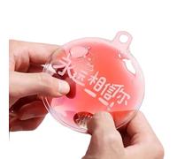 Reusable Hand Warmers - Instant Heat Gel Pack for Cold Hands Relief | Soft PVC Pouch with Metal Disc Activation, Pocket Size Heat Pad for Outdoor Sports, Winter Travel, and Office Use 2.36x3.54 in