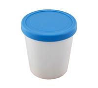 Reusable Ice Cream Containers for Homemade Ice Cream - Freezer Storage Set for Fresh Desserts & Easy Organization