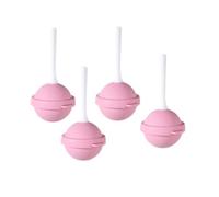Reusable Large Lollipop-Shaped Silicone Popsicle Mold - DIY Easy-Release for Homemade Ice Cream, Summer Treats & Family Gatherings (Pink)