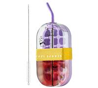 Reusable Maker Bottle - 2 In 1 Portable Tray Bottle | Easy Release Maker Container, Bottlee For Home Office, For Travel Outdoor Camping Hiking Picnic Cocktail Party Gym Fitnes Sport