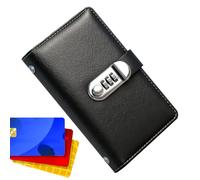 Reusable Money Saving Binder - 100 Card Slots Portable Lock Budget Book, Ideal for Friends, Children, Birthday, Christmas, New Year, Easter, Home Indoor Savings, Personal Finance Tracker, Budget