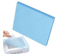 Reusable Nail Filter Sheets, Absorber Extractor Paper, 100x Cleaner, 7.87x9.45 Inches Mesh Non-Woven Screen, Workshop Vacuum Replacements for Manicure Tools