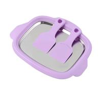 Reusable Rolled Ice Cream Tray, Easy Bake Dessert Maker, Homemade Soft Serve and Sorbet Plate, Durable Non-Stick Surfaces, Kitchen Fun Tool, Family-Friendly Ice Cream Activity for Home and Parties