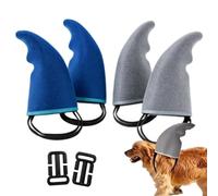 Reusable Shark Fin Accessories - 4 Pack Lightweight Adjustable Costume Prop