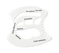 Reusable Silicone Eyelash and Eyeshadow Stencil - Multifunctional Makeup Gu | Versatile Multi-Tasking Design for Eyeshadow and Eyelash Application, Flexible and Durable PVC Construction for Comfortable F