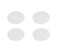 Reusable Silicone Lids 4 Pack | 9 - Inch Heat Tolerant Covers for Bowls/Plates/Pots | Microwave & Dishwasher Safe, Airtight Closure, Stackable