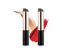 Reusable silicone makeup brushes with round head, elastic lip gloss brush, portable lip mask brush