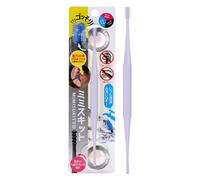 Reusable Spiral for Earwax Digging - Massage Scraper, Portable Cleansing | Comfortable Silicone Swab Alternative, Efficient Ear Canal Cleaner with Grip, Compact Toolset for Couples, Kids, Elderly