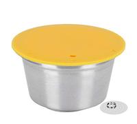Reusable Stainless Steel Coffee Pods with Filter Cup Espresso Capsules for Dolce Gusto Coffee Maker (a)