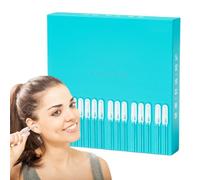 Reusable Sticky Ear Pick - 24pcs Earwax Removal Tool | Washable Resin Head Earwax Removal Tool | Reusable Eârwax Remover Tools | Portable Ear Cleaning Set, Adhesive Wax Cleaner for Adults
