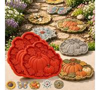 Reusable Sunflower Stepping Stone Mold,Reusable Garden Art Mold，set d：2 | Garden Sunflower Concrete Moulds,Diy Garden Path Paver Concrete Molds,40cm Silicone Easy Fall Off,for Casting Path Walkway