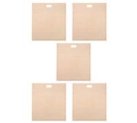 Reusable Toaster Bags 5 Pack | Non Stick PTFE Coated for Sandwiches/Pizza/Snacks | Heat Tolerant for Toaster, Oven, Microwave & Grill | Easy Maintain Bread Heating Bags