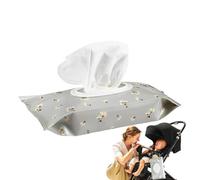 Reusable Wipes Pouch, Portable Wipes Box, Airtight Storage Case, Travel Bathroom Organizer, Car Daily Accessory, Outdoor Trip Holder, Stroller Bag, Moisture Lock Container for Wipe