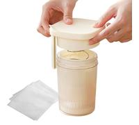 Reusable Yogurt Strainer, Fine Mesh Milk, Whey Separator, 16,3 cm, Multi-Use Filter Bag, Nut Milk and Cheese Maker Tool, Easy-Clean Fabric Pouch, for Fermentation, Juicing