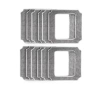 Reusables Traps Lavables ,Compatible Con ABIR WD8 V21S V23S Cleaning Mops | Window Cleaner Robot Para Lavar Vidrio De Ventanas Piezas De Repuesto(12pcs)