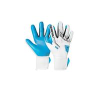Reusch - Guantes de portero Attrakt Freegel Aqua, Unisex, White-Black-Aqua blue, 9