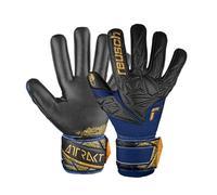 Reusch Attrakt NC - Guantes de Portero Unisex para Adultos, 4411 Premium Blue/Gold/Black, 7.5