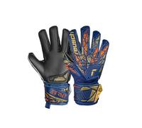 Reusch Attrakt Silver Junior - Guantes de Portero Juventud Unisex 4411 Premium Blue/Gold/Black, 4