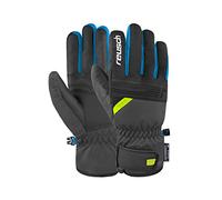 Reusch Baldo R-Tex® XT - Guantes de Invierno Unisex Resistentes al Viento, Impermeables, Transpirables y cálidos, Guantes de Nieve, Guantes de esquí para Hombre y Mujer, Color Gris y Amarillo, 9,5